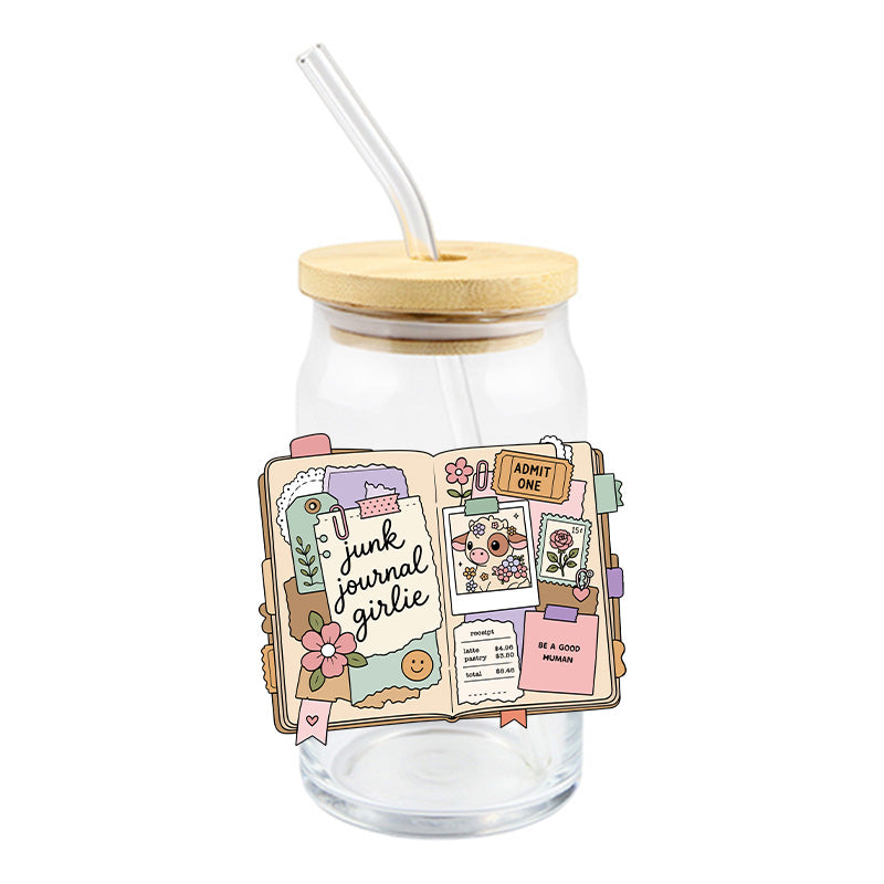 Junk Journal Girlie | UVDTF Decal