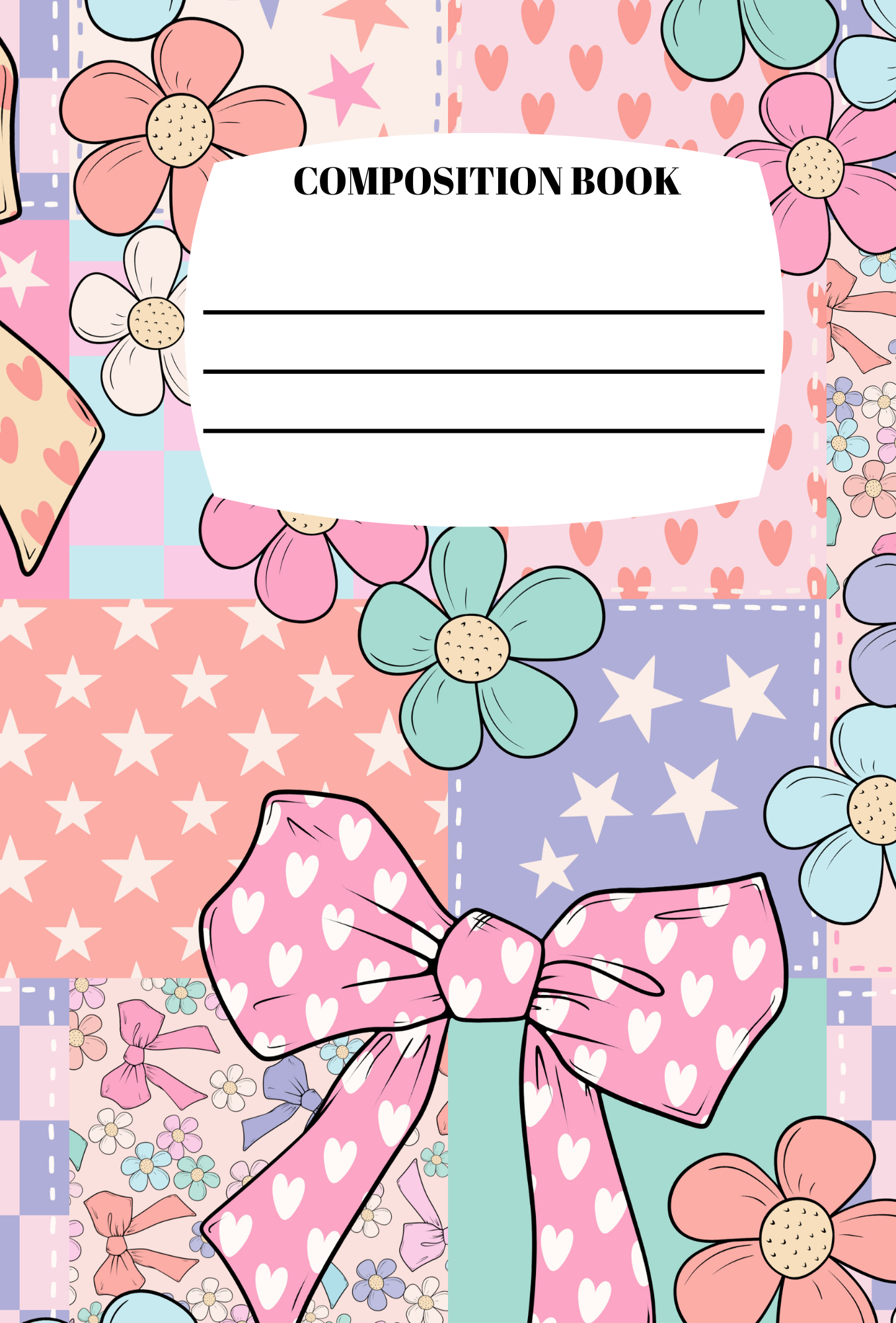Pastel Quilt Notebook | Print