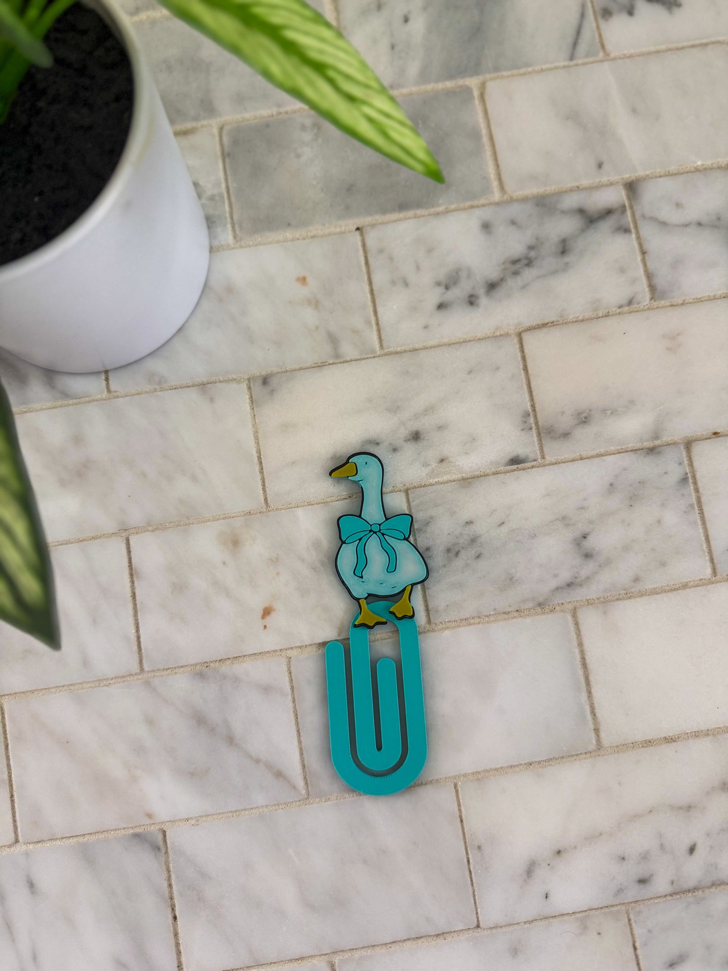 Goose Jumbo Paper Clip Bookmark | 3D Printed