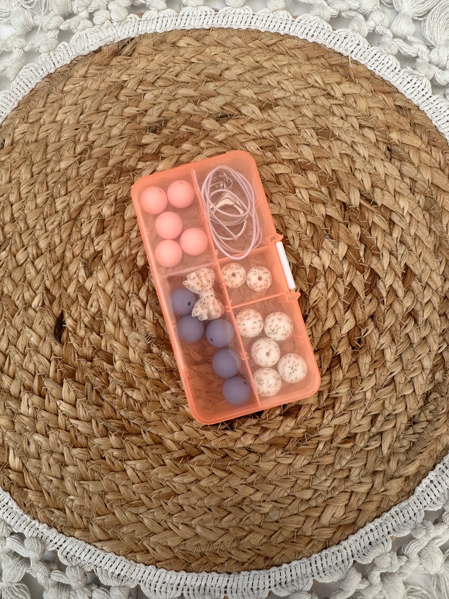 Pastel Floral Themed DIY Wristlet Kit