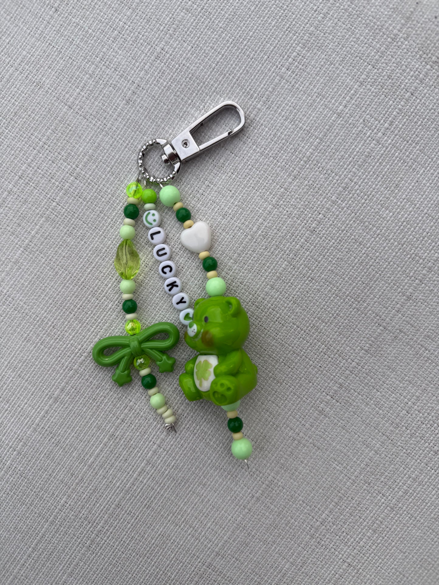 Lucky | Handmade Beaded Bag Charm