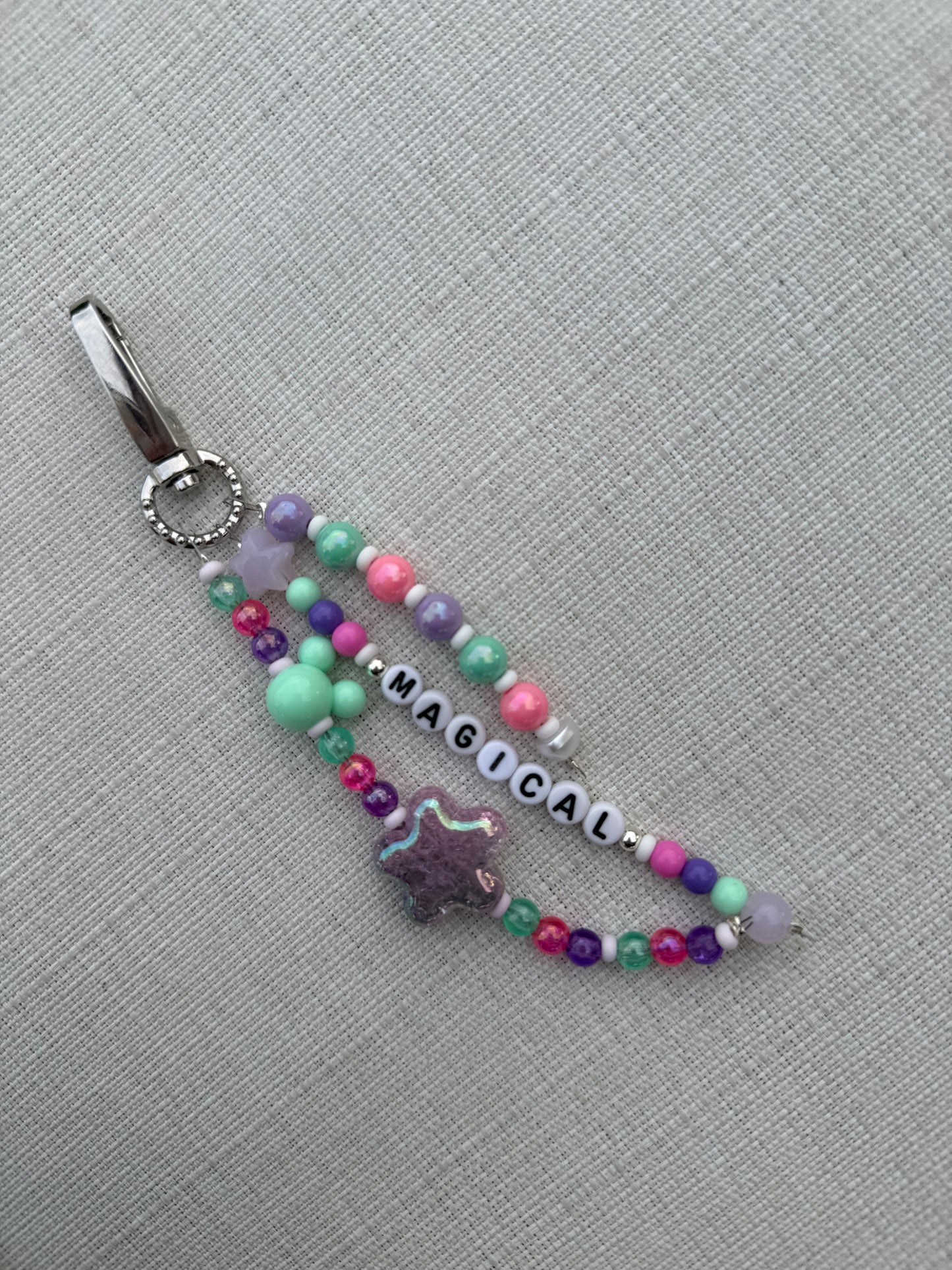 Magical | Handmade Beaded Bag Charm