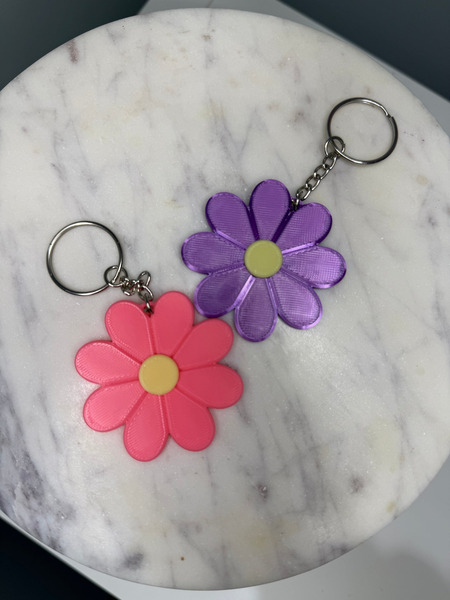 Daisy Keychain | 3D Printed