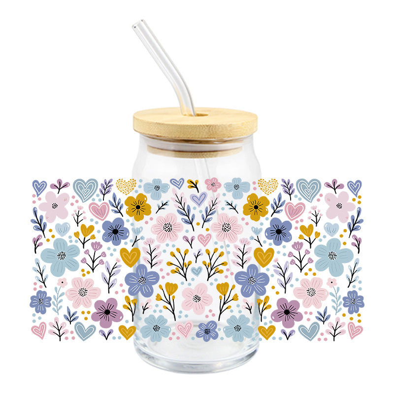 Pastel Floral | UVDTF Cup Wrap