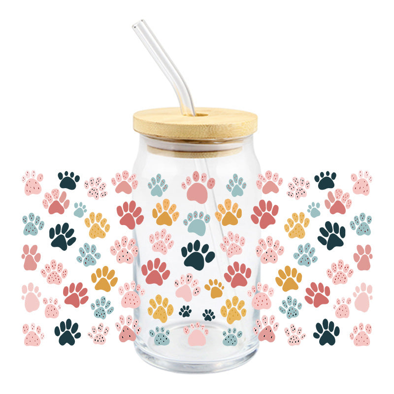 Paw Prints | UVDTF Cup Wrap