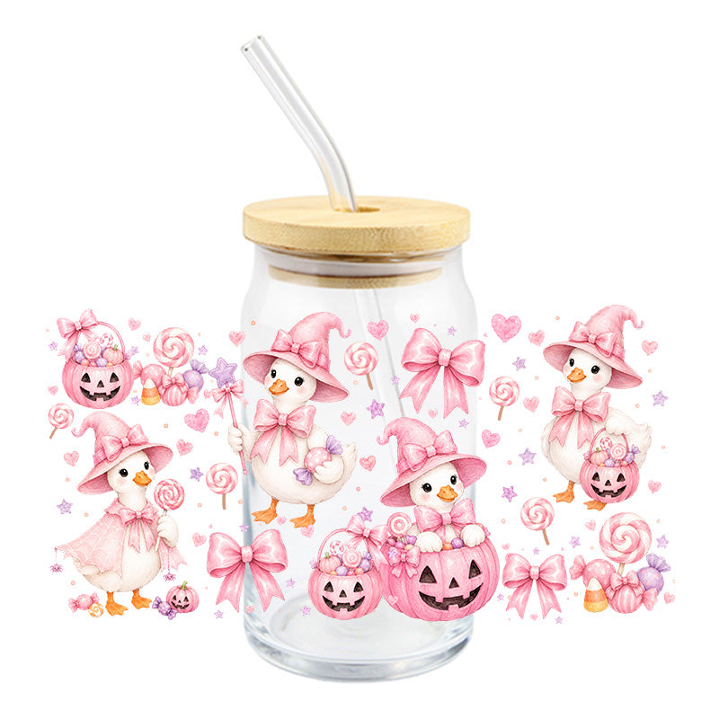 Halloween Geese Pink | UVDTF Cup Wrap
