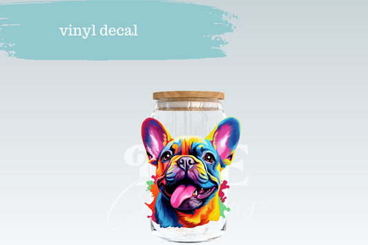 Tan French Bulldog | Vinyl Decal