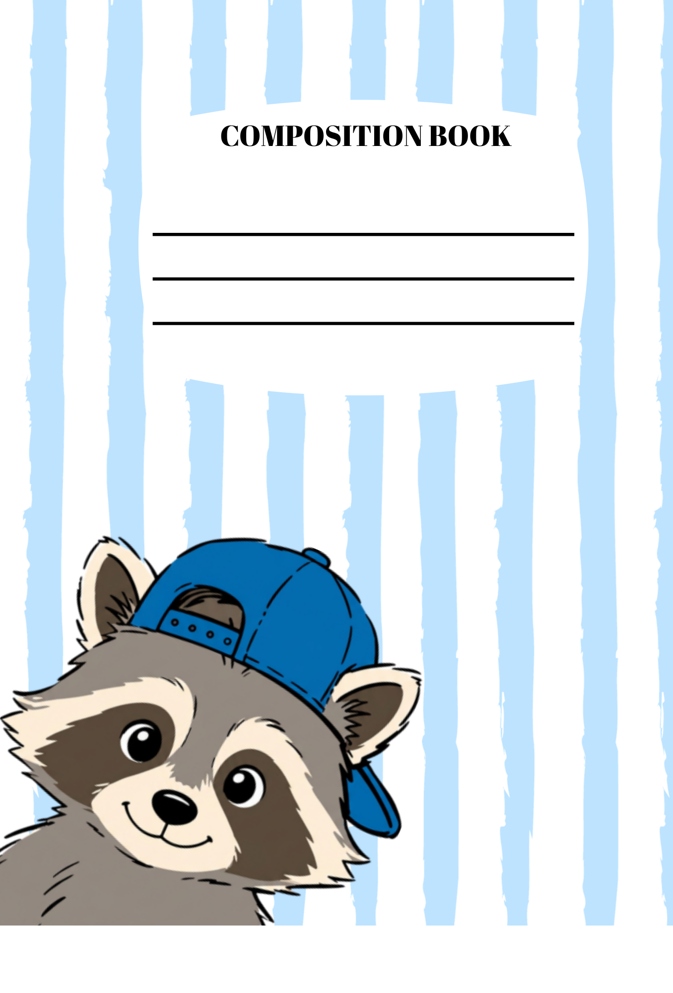 Boy Raccoon Notebook | Print
