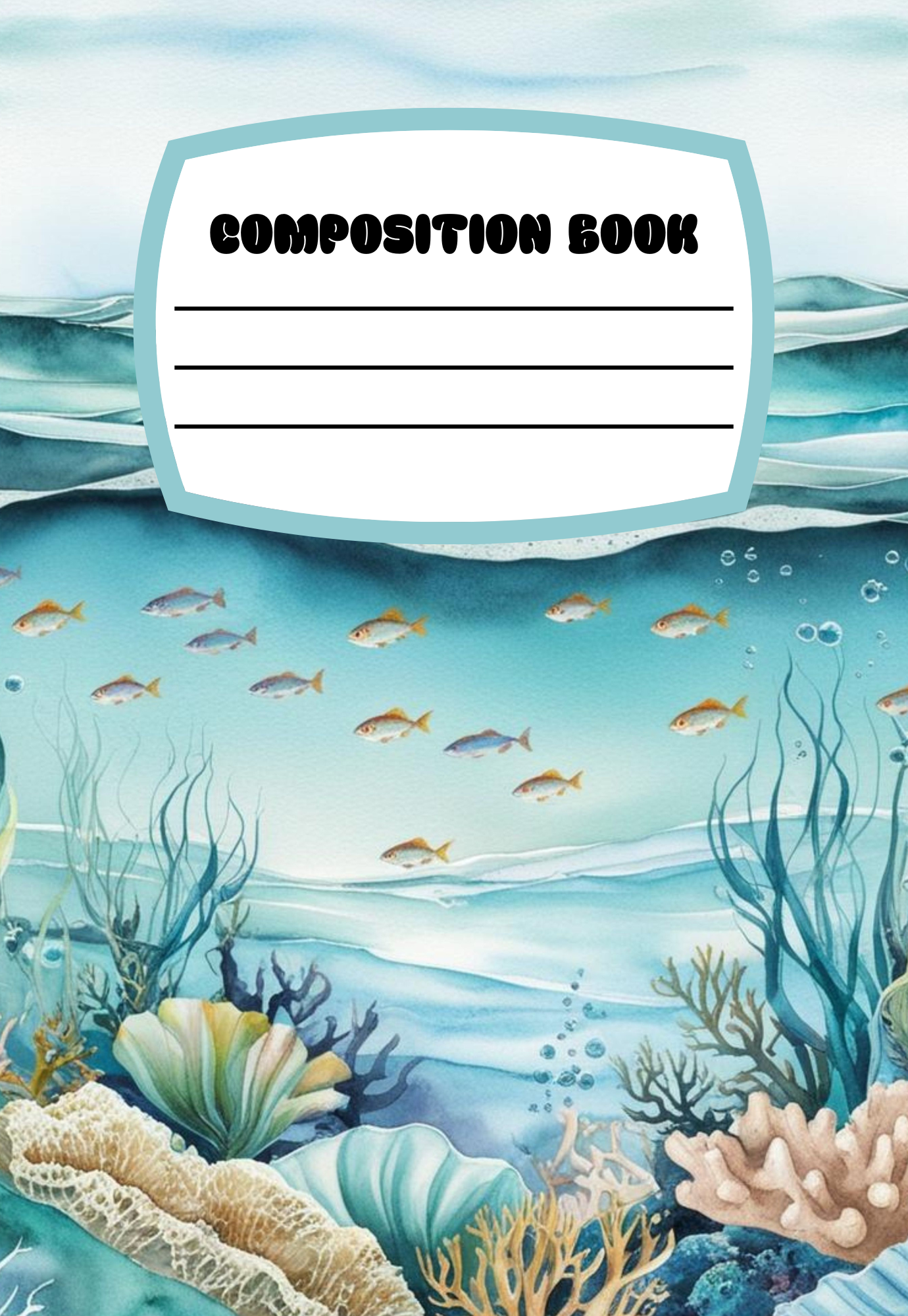 Under The Sea *new* Notebook | Print