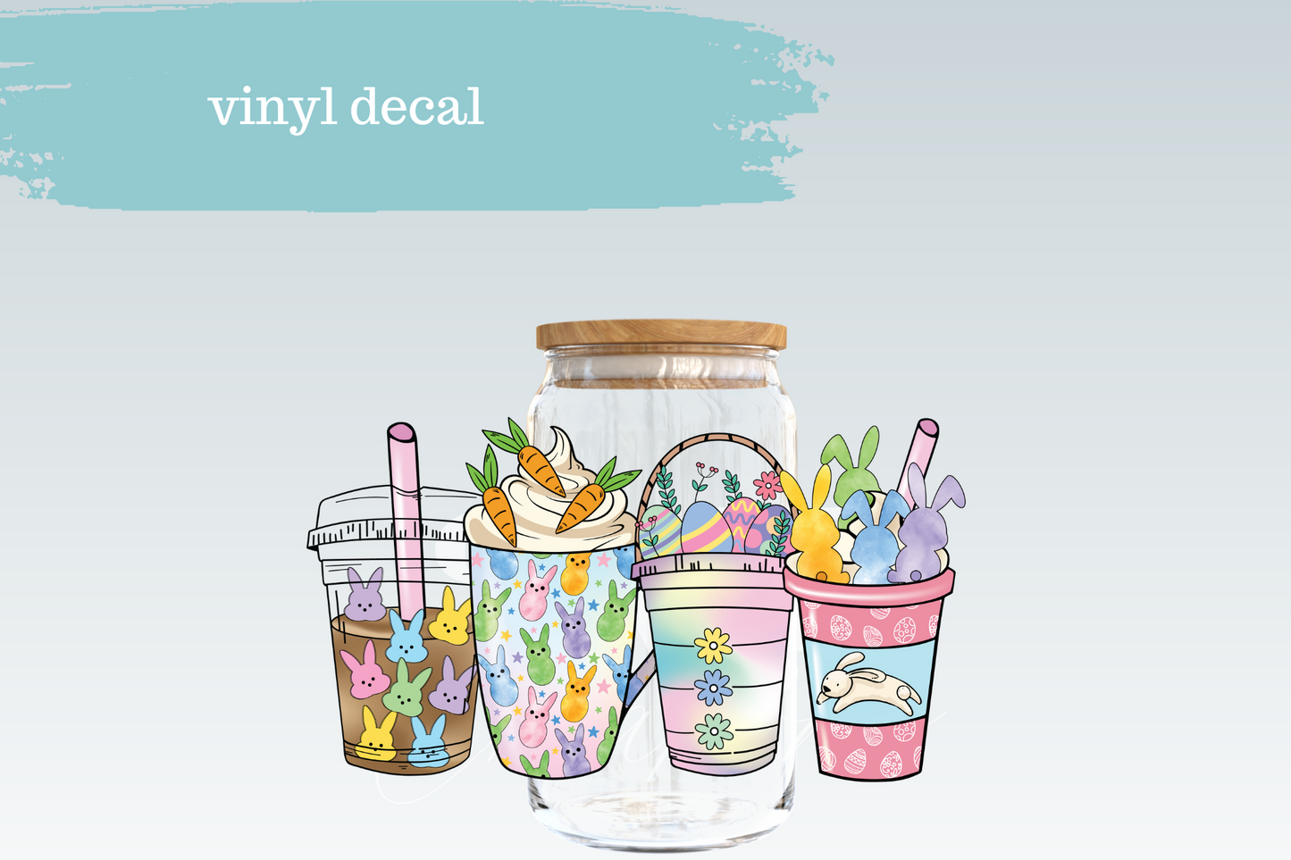 Easter Cups | Vinyl Decal