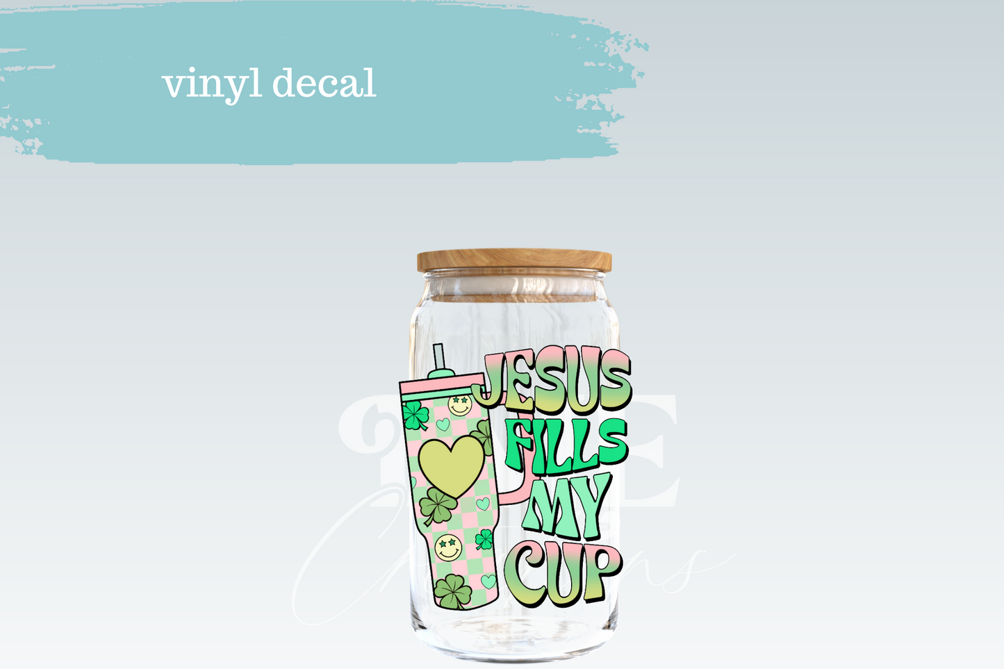 Jesus Fills My Cup | Vinyl Decal