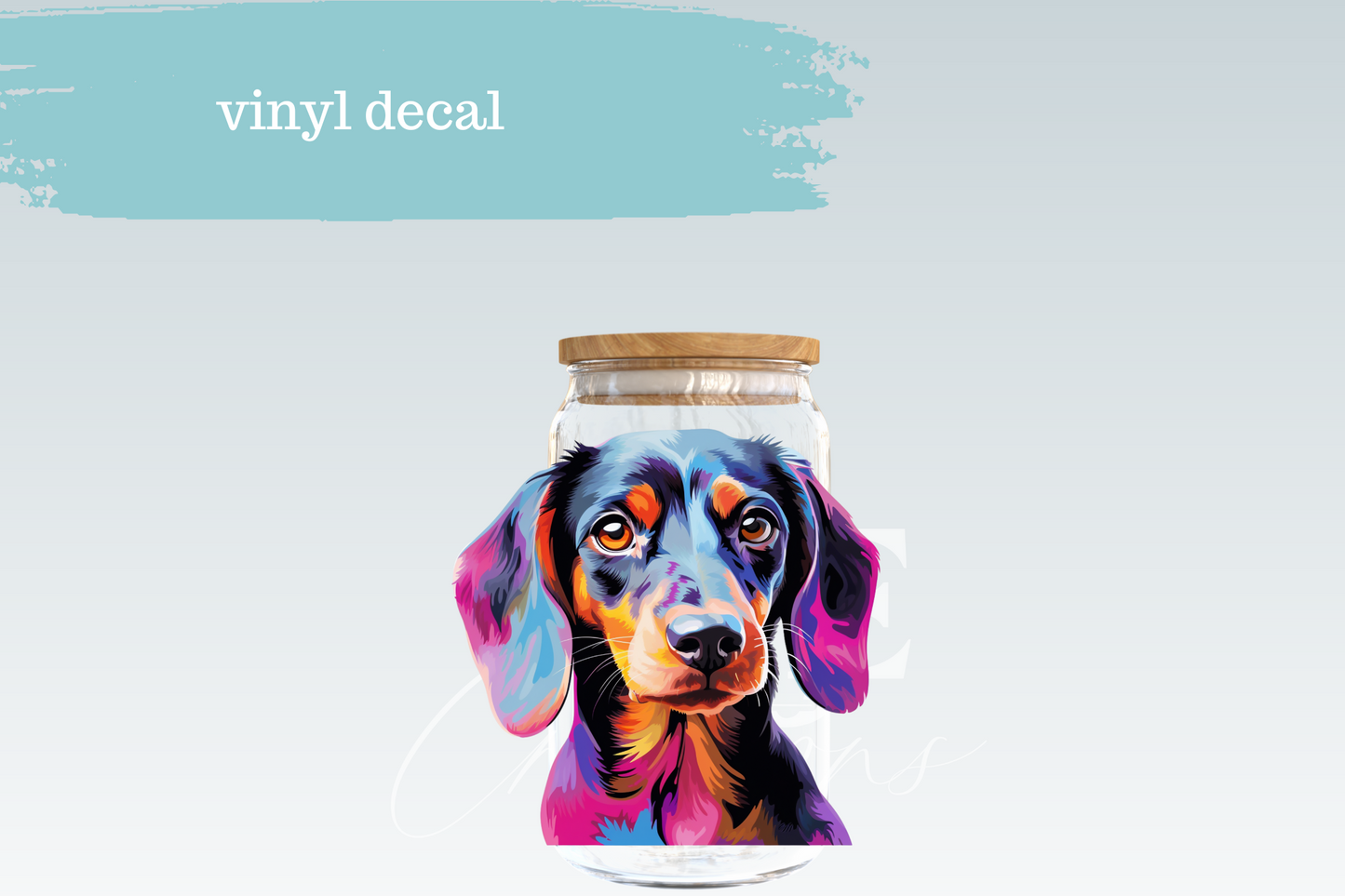 Dachshund Watercolor | Vinyl Decal