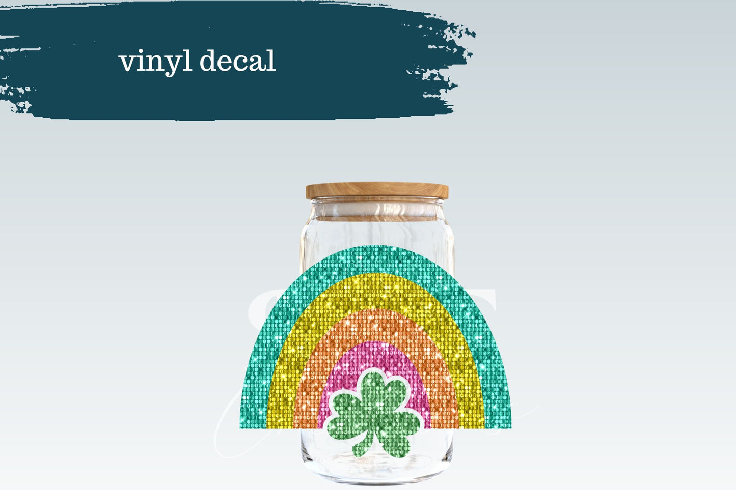 Sequin Rainbow | Vinyl Decal