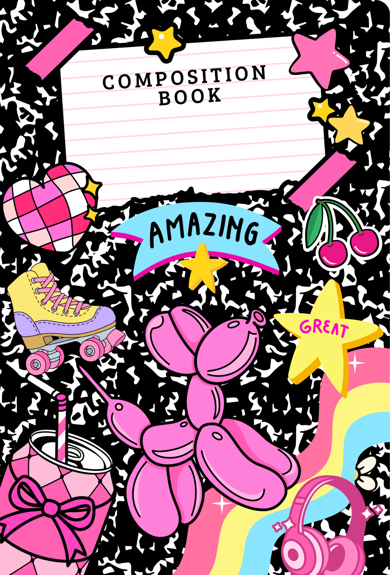 Girlie Pop Notebook | Print