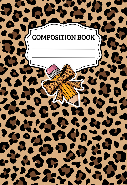 Leopard w/ Pencil *new* Notebook | Print