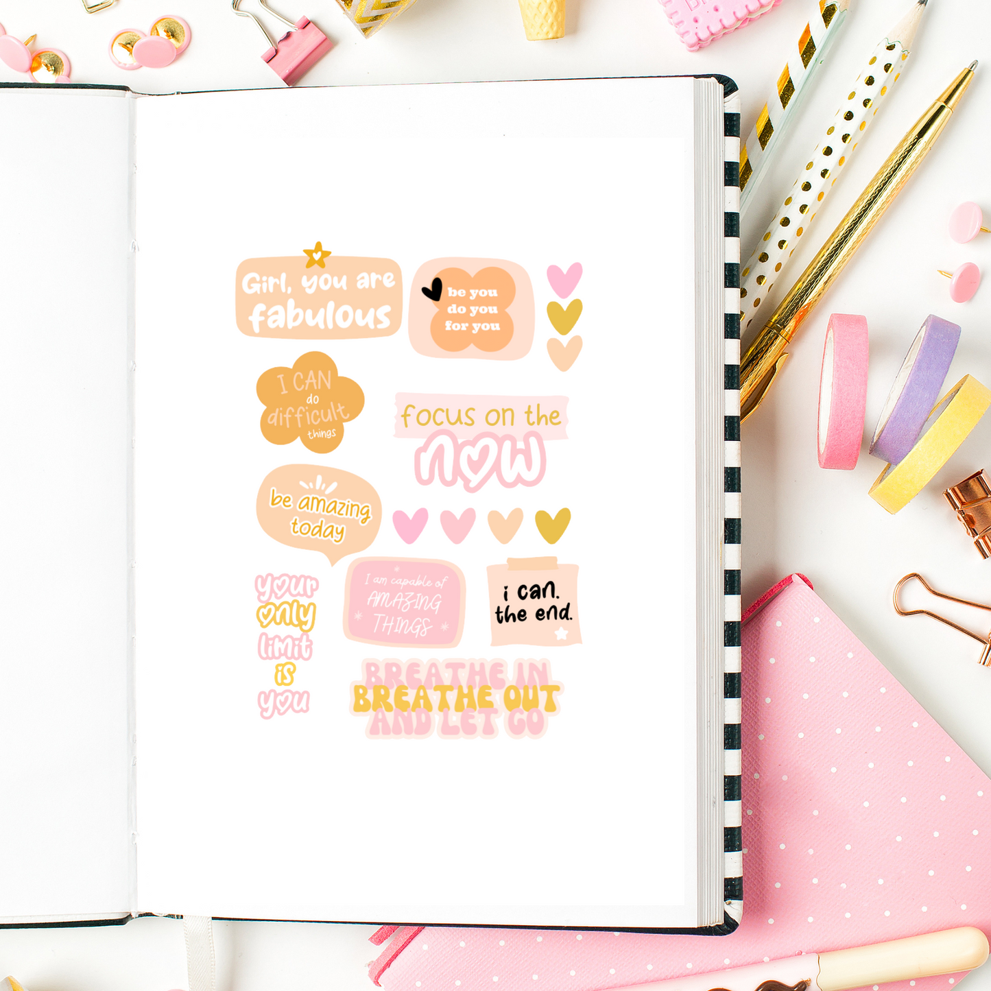 Positive Affirmation Sticker Sheet