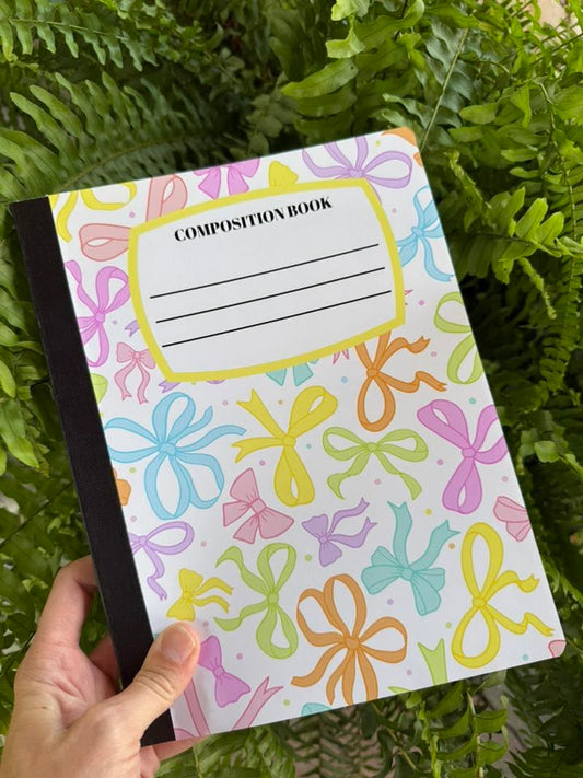 Neon Bows Notebook | Print