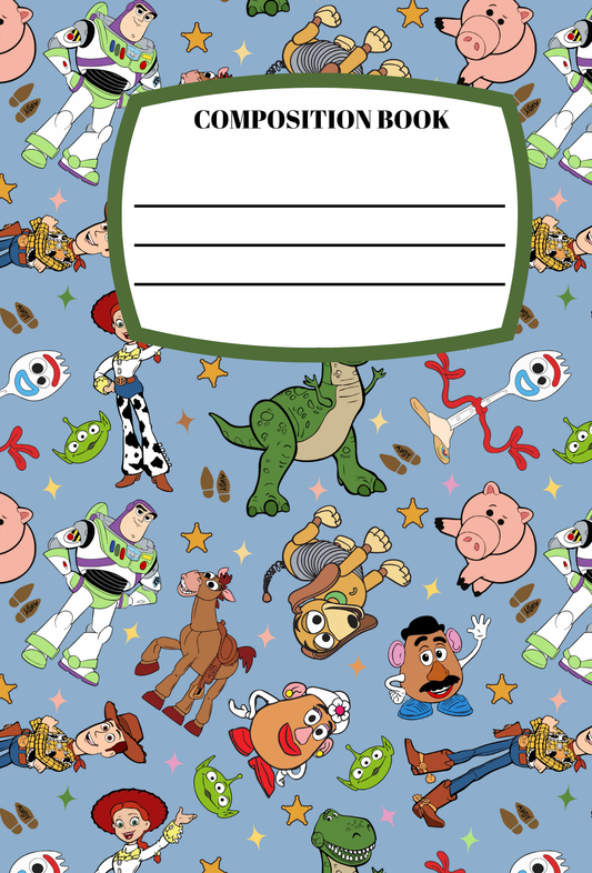 Toy Movie Characters Notebook | Print