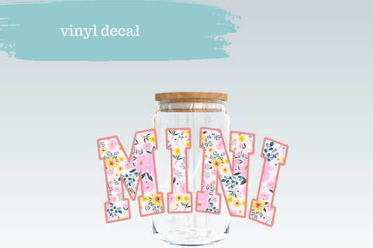 Pastel Floral Mini | Vinyl Decal