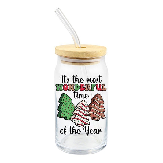 Most Wonderful Time of Year Snack Trees | UVDTF Decal | 4 inches