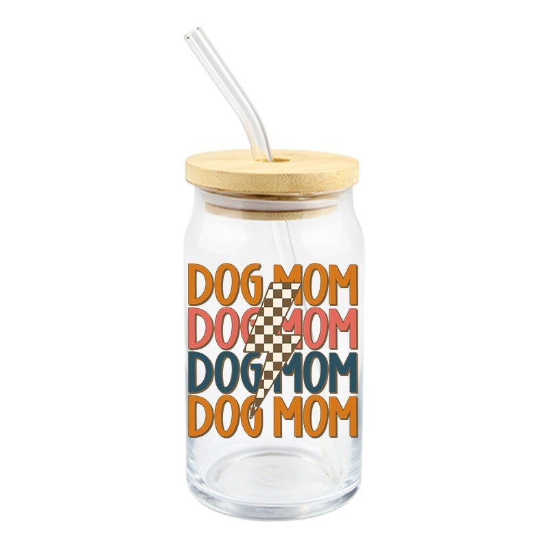 Dog Mom Bolt | UVDTF Decal | 4 inches