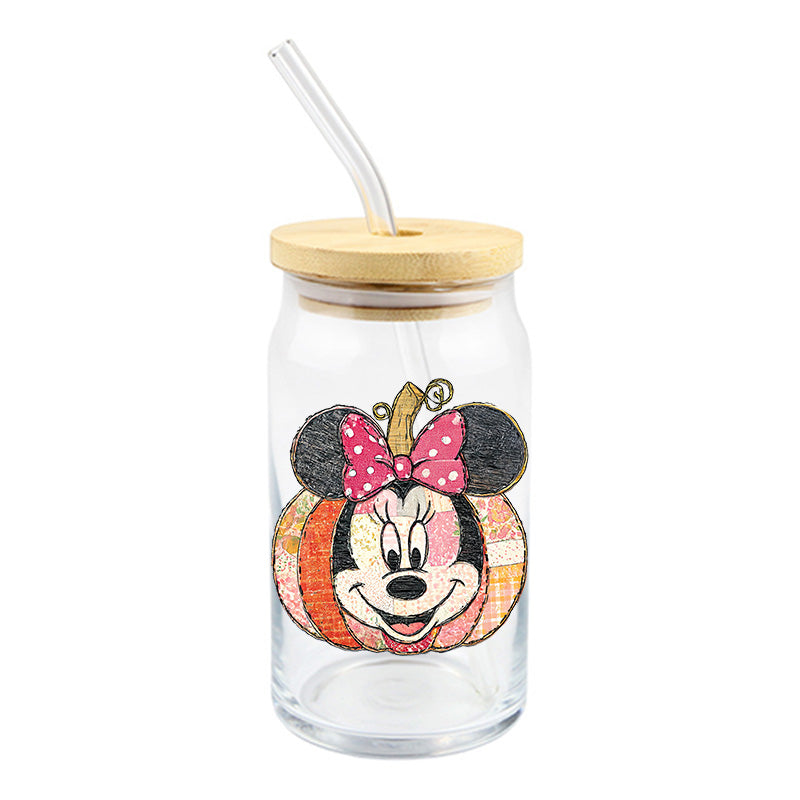Girl Mouse Pumpkin | UVDTF Decal