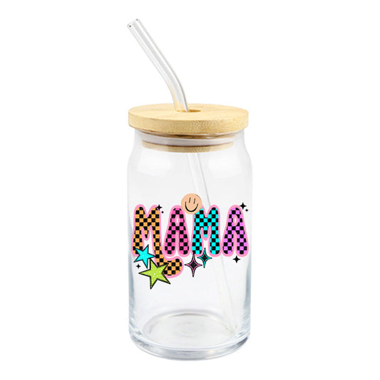 Checkered Mama | UVDTF Decal