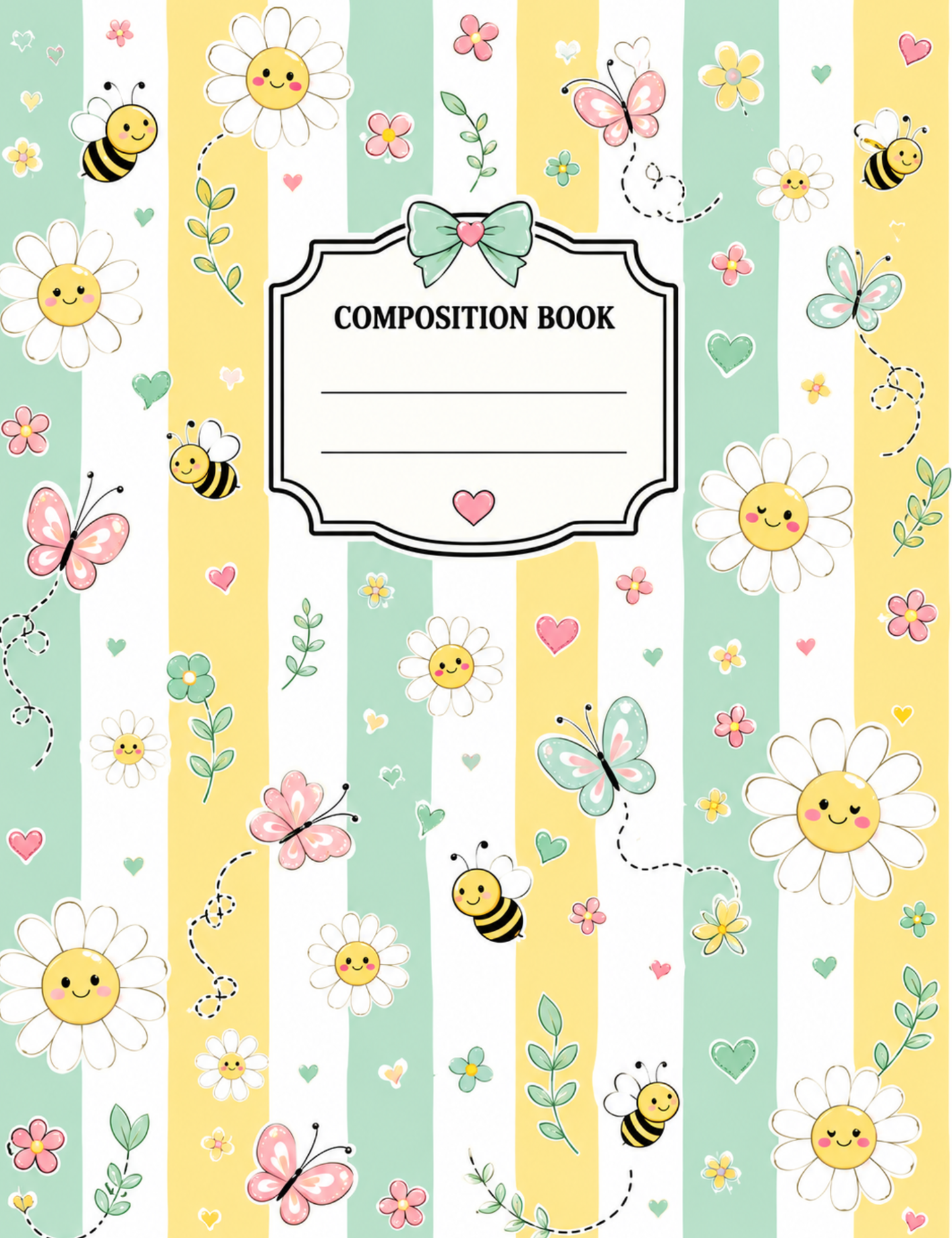 Daisies & Bees | Notebook or Print
