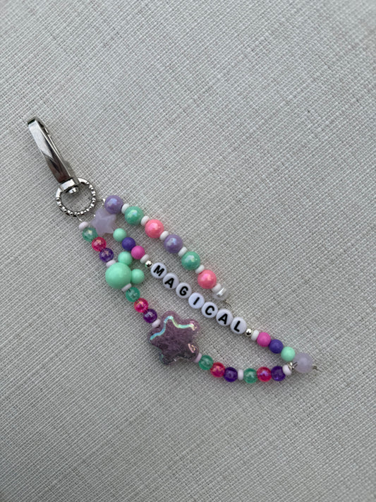 Magical | Handmade Beaded Bag Charm