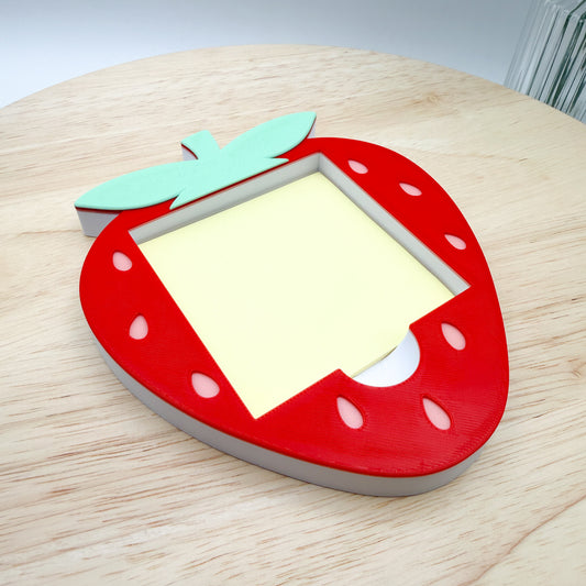 Strawberry Post It Note Holder | 3D Printed