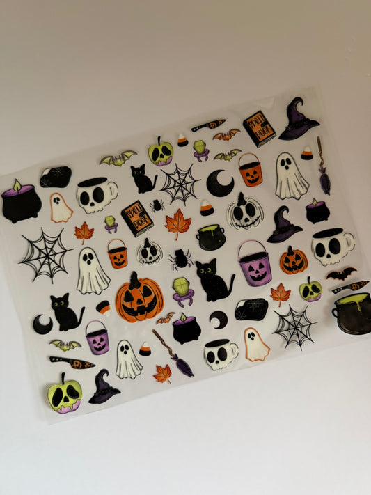 Halloween Icons | UVDTF | Element Sheet