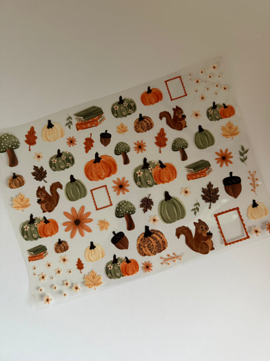 Pumpkin Patch  | UVDTF | Element Sheet