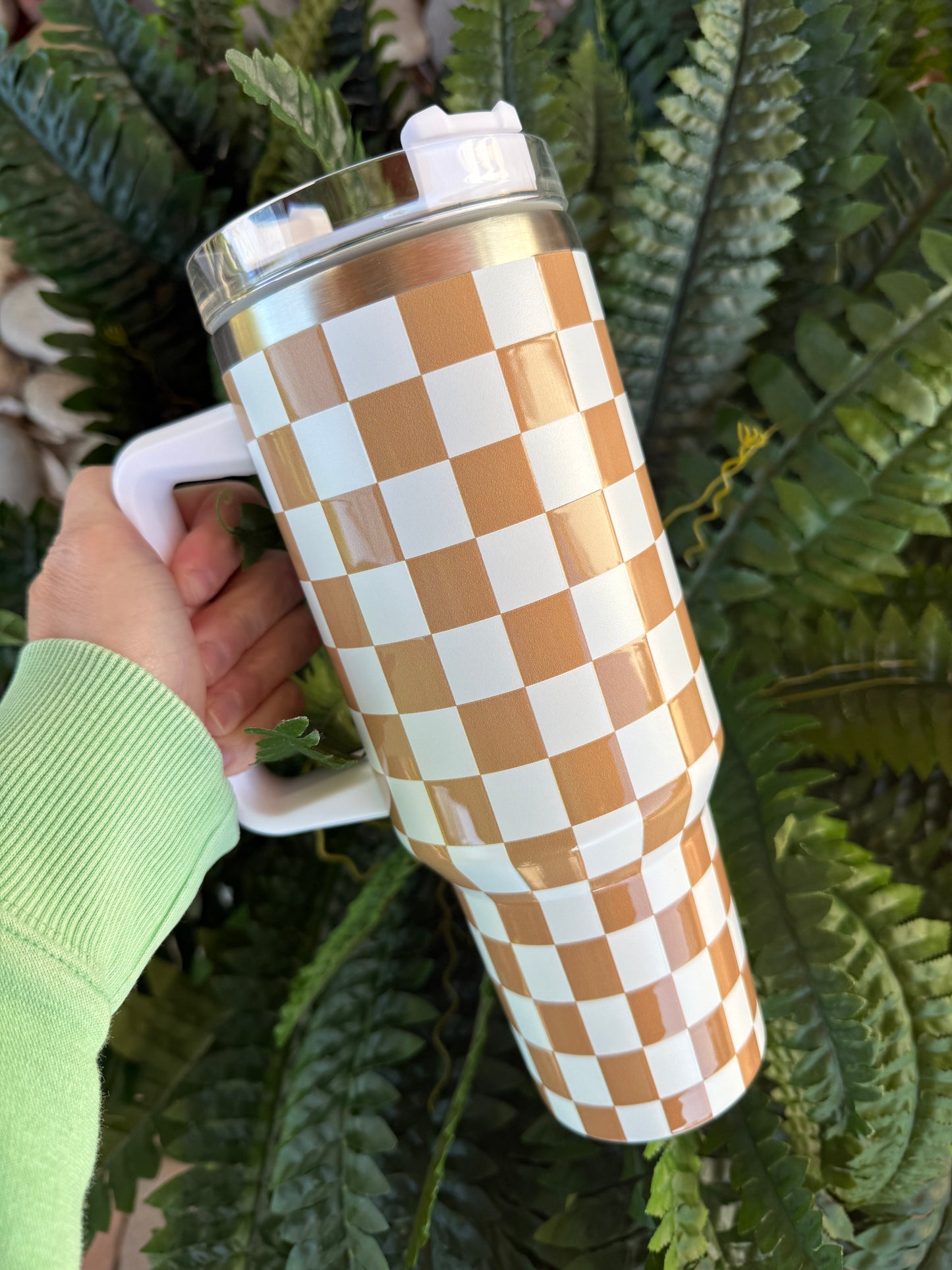 Checkered 40 oz Tumblers | Your Choice of Color