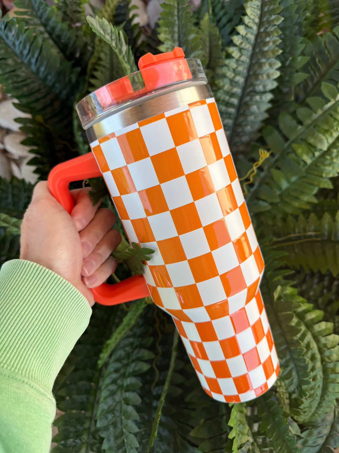 Checkered 40 oz Tumblers | Your Choice of Color