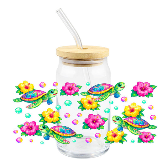 Tropical Sea Turtles | UVDTF Cup Wrap