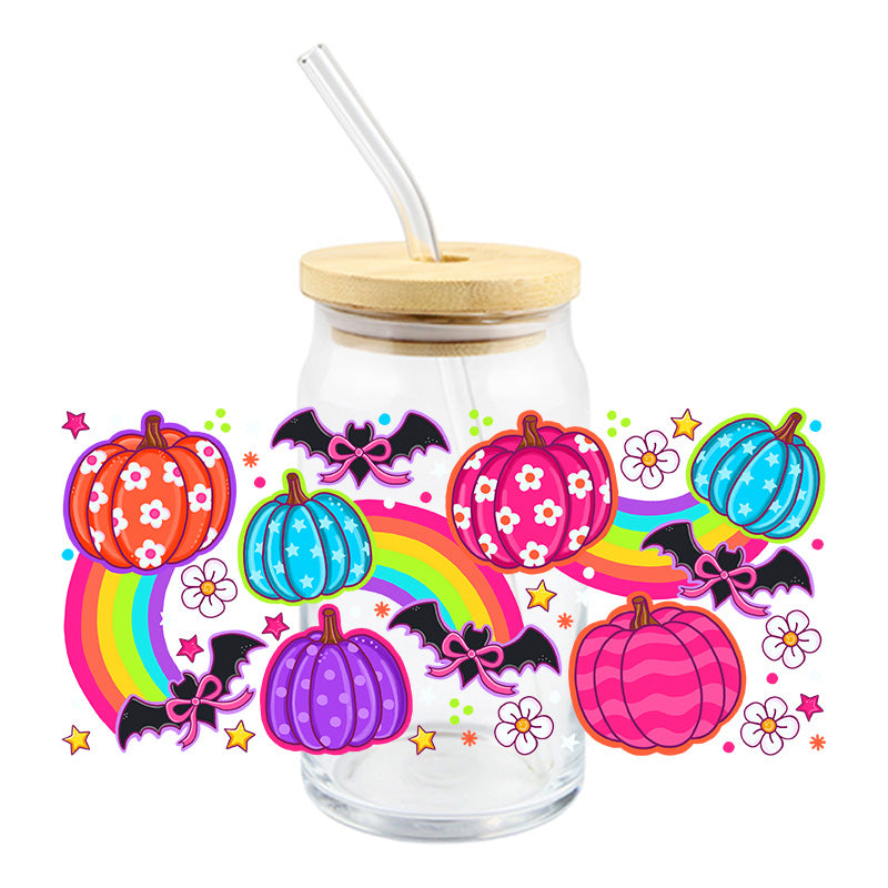 Neon Pumpkins | UVDTF Cup Wrap