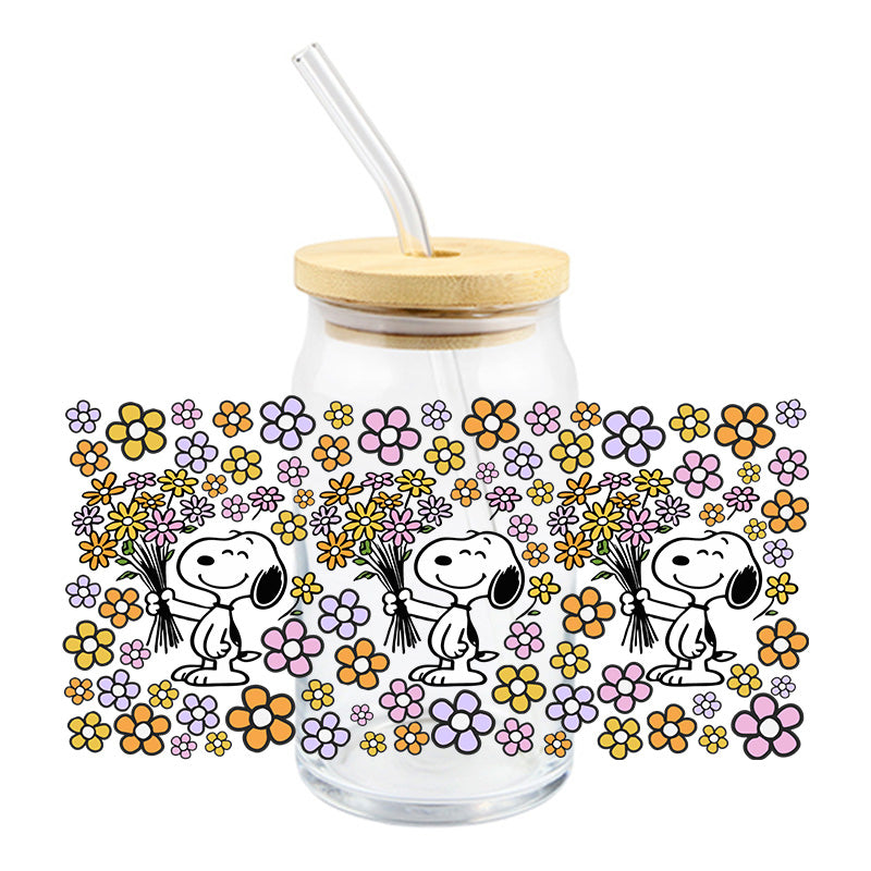 Snoop Y Dog + Flowers | UVDTF Cup Wrap