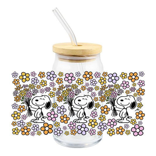Snoop Y Dog + Flowers | UVDTF Cup Wrap