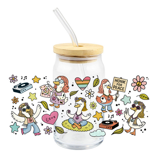 Hippie Geese | UVDTF Cup Wrap