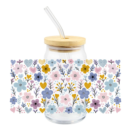 Pastel Floral | UVDTF Cup Wrap