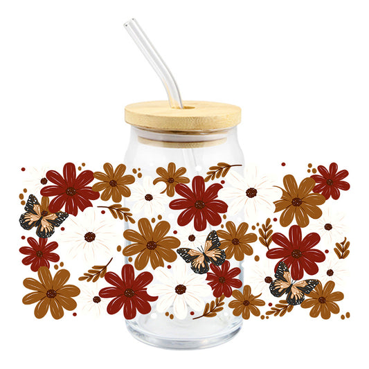 Fall Floral | UVDTF Cup Wrap