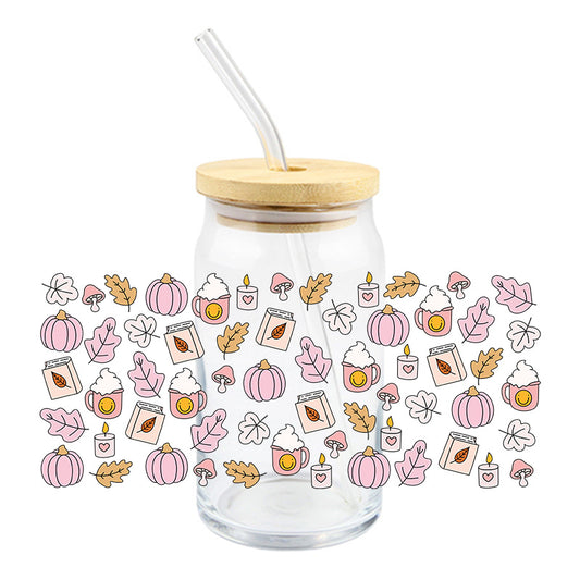 Cozy Pink Fall | UVDTF Cup Wrap