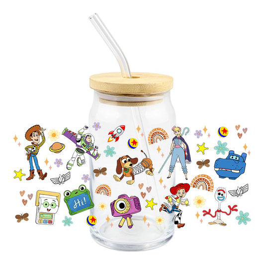 Toy Movie Characters | UVDTF Cup Wrap