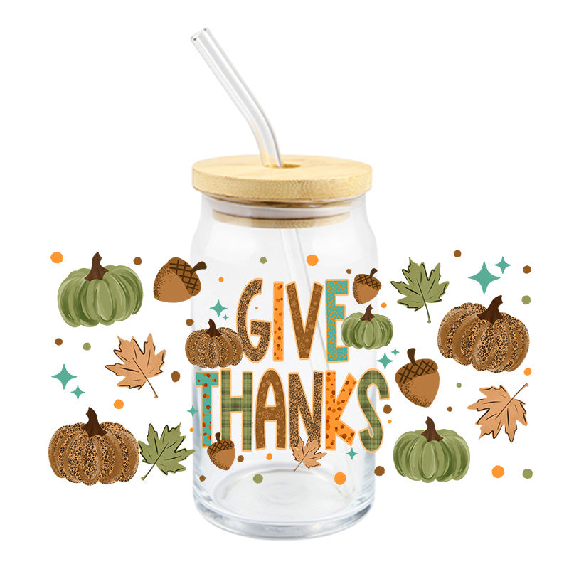 Give Thanks | UVDTF Cup Wrap