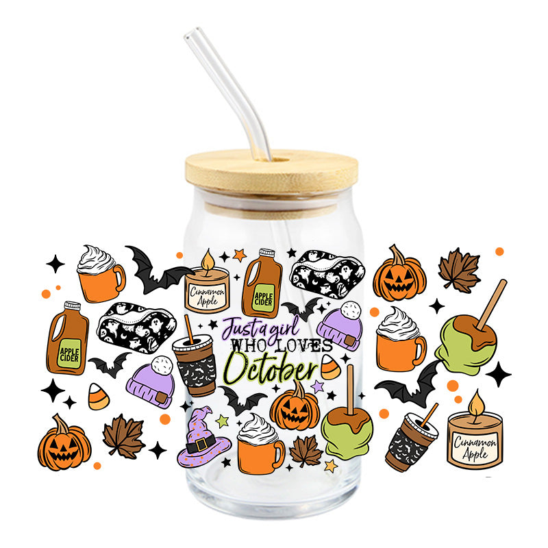 A Girl Who Loves October | UVDTF Cup Wrap