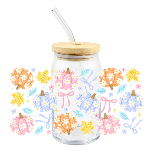 Daisy Pumpkins | UVDTF Cup Wrap