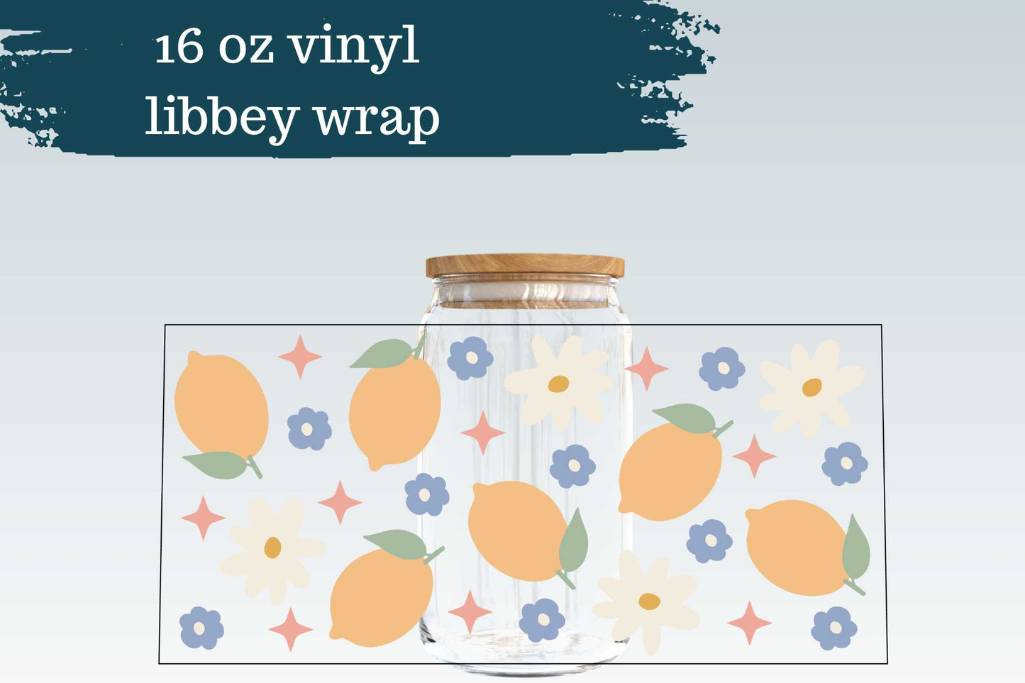 Neutral Lemons | 16 oz Libbey Wrap