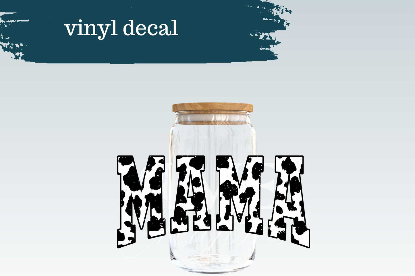 Cow Print Mama | Vinyl Decal